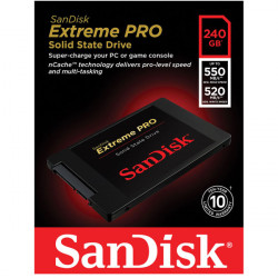 Sandisk Extreme Pro 240GB Solid State Disco SSD