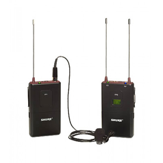 Shure Sistema inalámbrico con micrófono de solapa Omnidireccional FP15/83