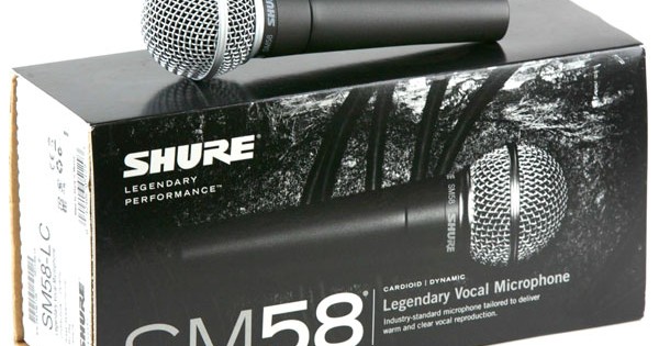 Micrófono Shure Sm58 Dinámico Vocal Cardioide Unidireccional Color  Negro/Plata